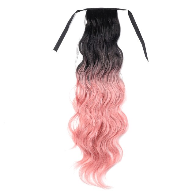 Ombre Color Claw Clip-In Synthetic Ponytail