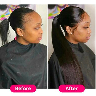 Long Straight Wrap Around Clip-In Ponytail