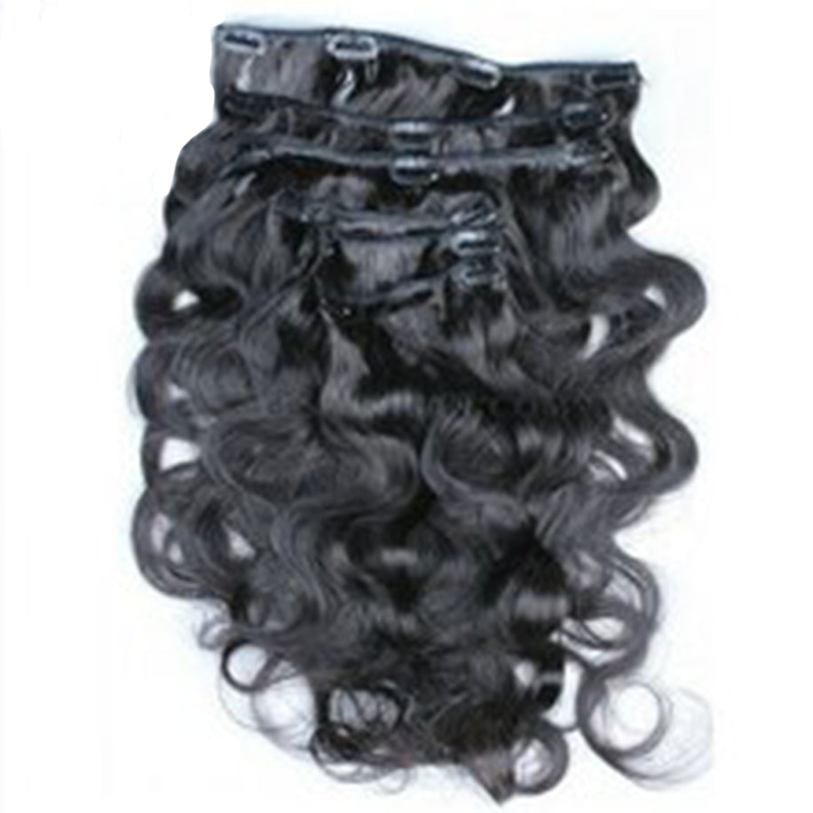 Body Wave Clip In Extensions Brazilian Hair Bundle