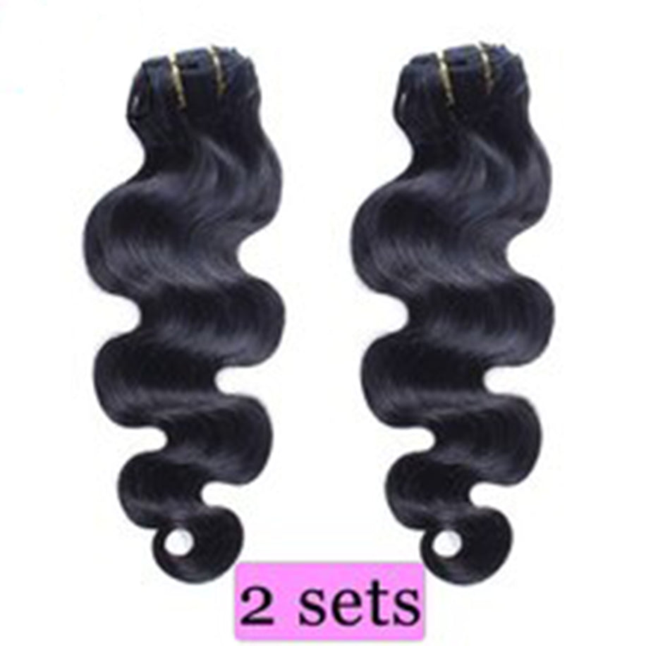 Body Wave Clip In Extensions Brazilian Hair Bundle