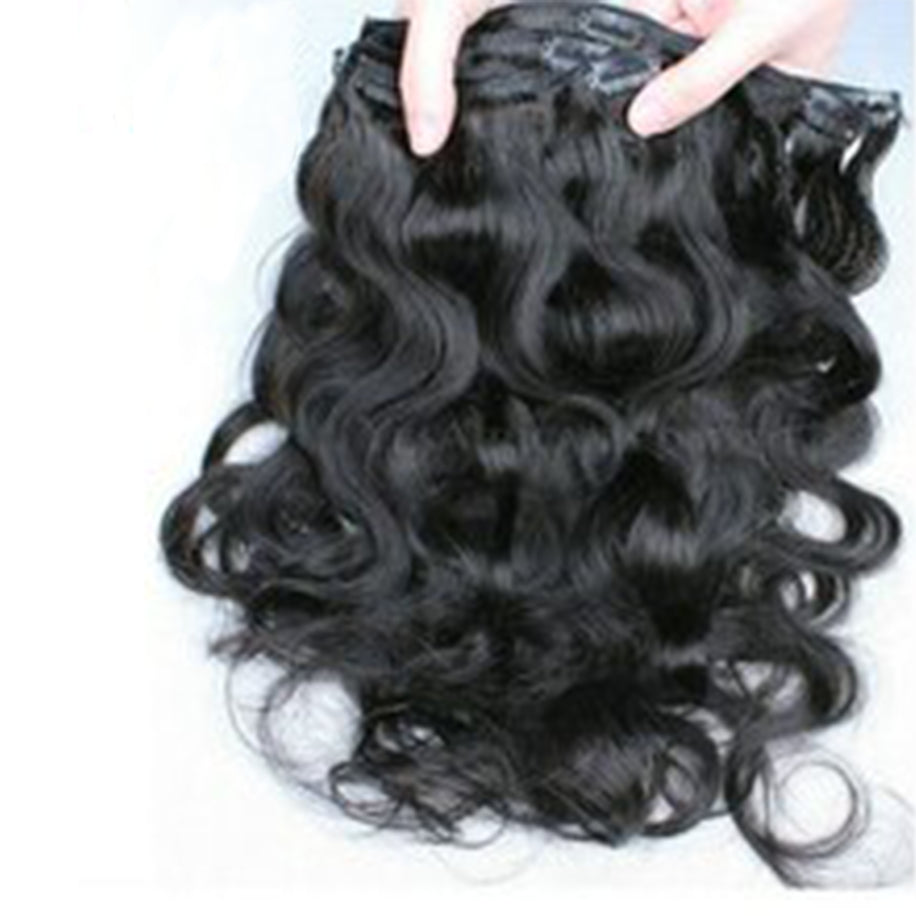 Body Wave Clip In Extensions Brazilian Hair Bundle