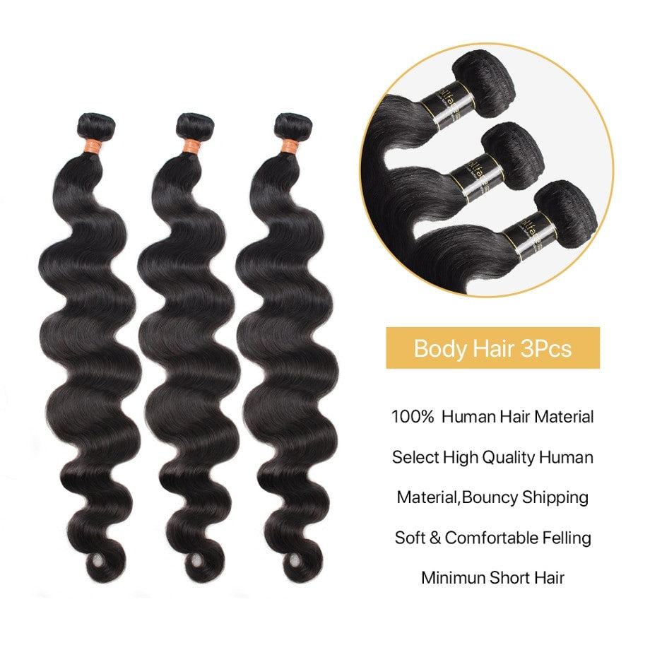 Body Wave Brazilian Human Hair Bundles