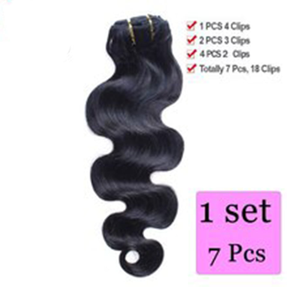 Body Wave Clip In Extensions Brazilian Hair Bundle